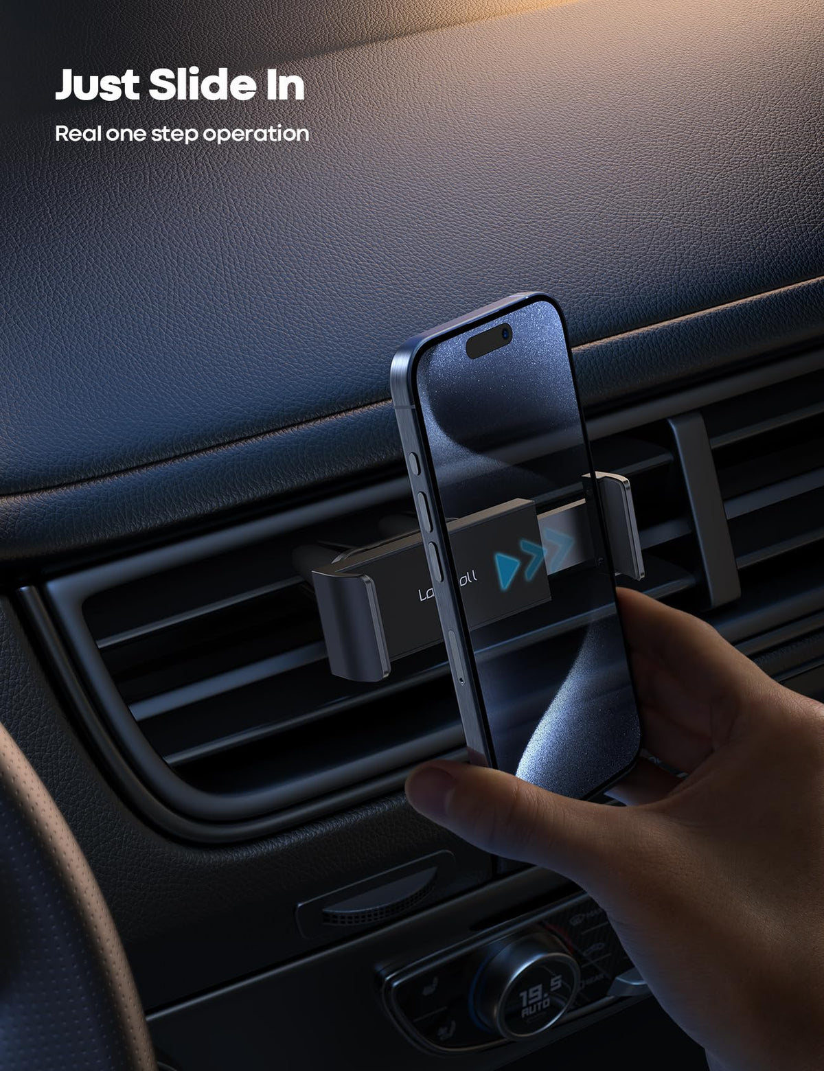 Lamicall Car Vent Phone Mount Two Grips Design Phone Holders for Your Car