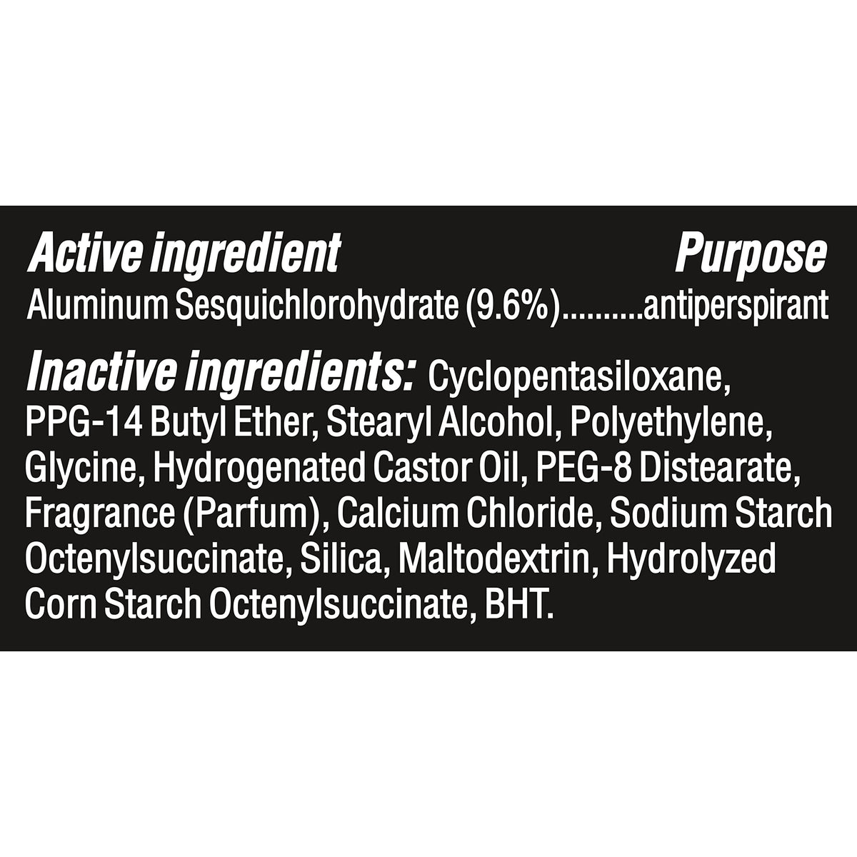 Degree Men UltraClear Antiperspirant Black+White Sweat & 2 Count 2.6
