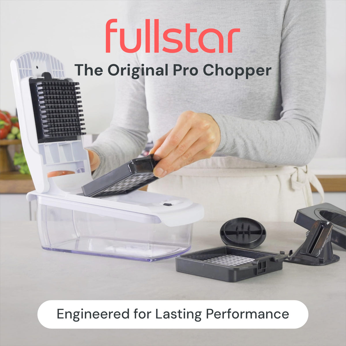 Fullstar Pro Original Vegetable Chopper & Spiralizer, All-in-1 Kitchen Tool