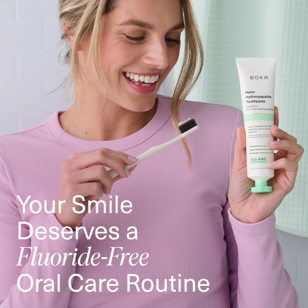 Boka Toothpaste - Nano Hydroxyapatite Toothpaste, Fluoride Free Toothpaste