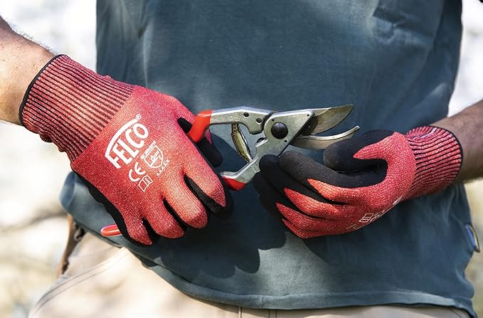 Felco F-13 Pruning Shears – 10.6" Garden Clippers with Dual-Hand Use & 30mm Cut | Hand Pruners for Gardening | Garden Tool Cutter with Bypass & Anvil Blades, Forged Aluminum Handle, Large Hand Fit