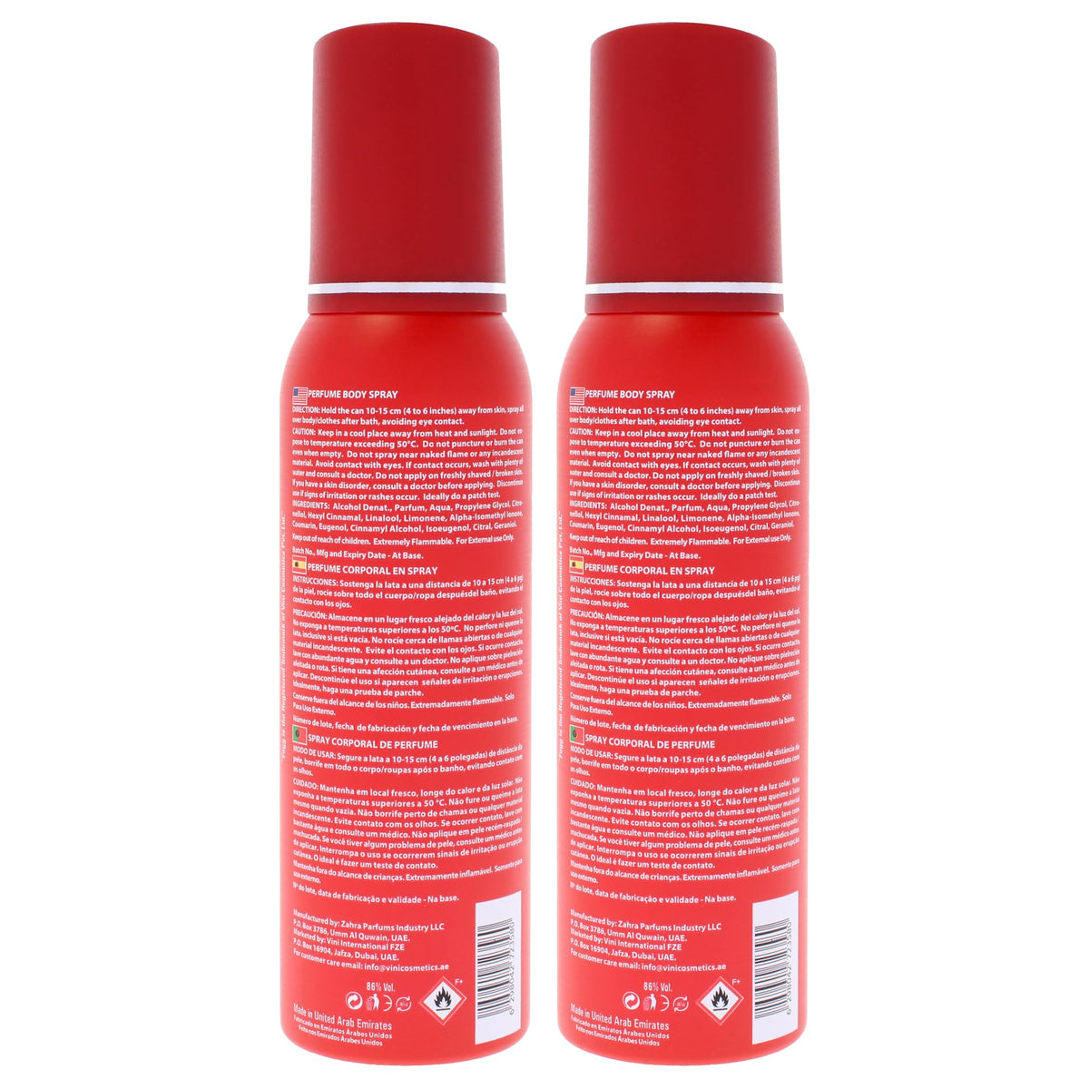 Napoleon by Fogg - Perfume-Based Body Spray for Men - Spicy Woody Fragrance Body Spray - Opens with Notes of Bergamot, Aldehydes, and Rose - 2 pc