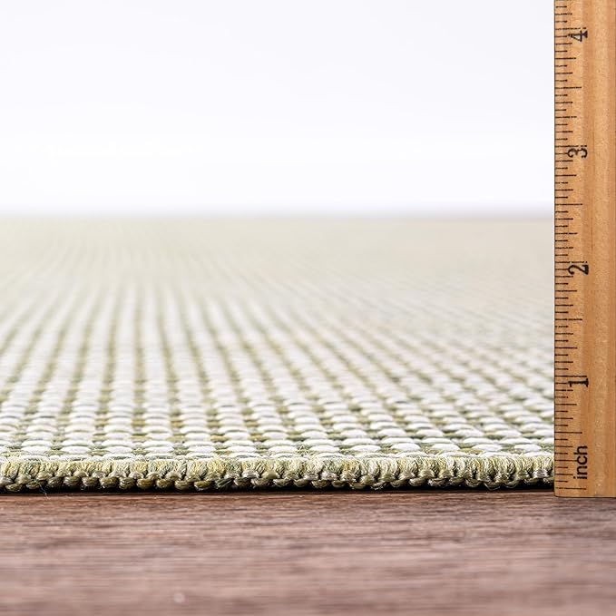 Keen Home Design Terrace Outdoor Area Rug - 9x12 Washable Indoor/Outdoor Rug for Patio, Kitchen, Balcony, Beach, Garden, Deck and Porch, Size: 8'10"x12'