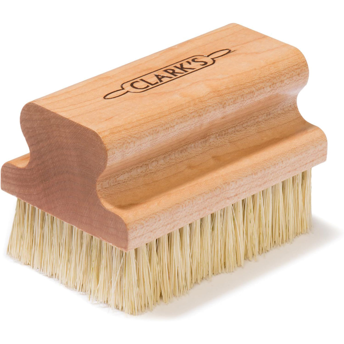 CLARK'S Cutting Board Oil & Wax Brush with Maple Wood Handle - Large