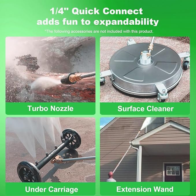 4200PSI Pressure Washer 4.0GPM Gas Power Washer 212CC Gas Powered Washing Machine Commercial High Pressure Washer with 25ft Hose&5 Nozzles for Patio Garden Yard Vehicle,EPA/CARB/ETL