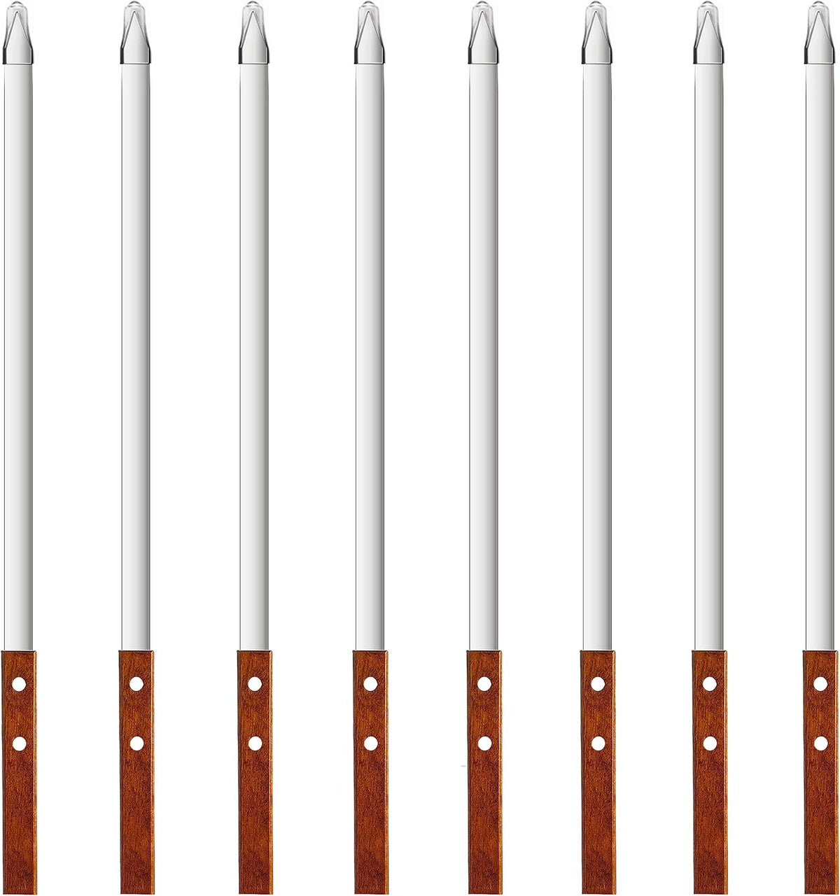 23.6 Inch Skewers for Kabobs 0.62 Inch Wide Kebab Skewer 8 Pack Reusable Metal Skewers for Grilling Long Kebab Stick Large Size Heavy Duty Kabob Sticks BBQ Skewer Set Stainless Steel.