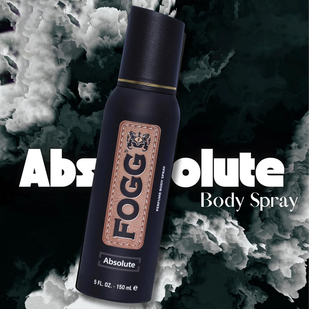Absolute by Fogg - Mens Body Spray - Fresh Spicy Woody Fragrance Body Spray - Perfume-Based - Top Notes of Lemon, Bergamot, Pineapple - 5 oz