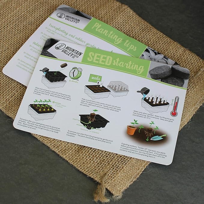 Culinary Indoor Herb Garden Starter Kit | Deluxe Herb Seeds | 12 Non-GMO Varieties | Grow Cooking Herbs & Spices | Seeds: Cilantro, Arugula, Thyme, Sage, Chives, Dill, Basil, More