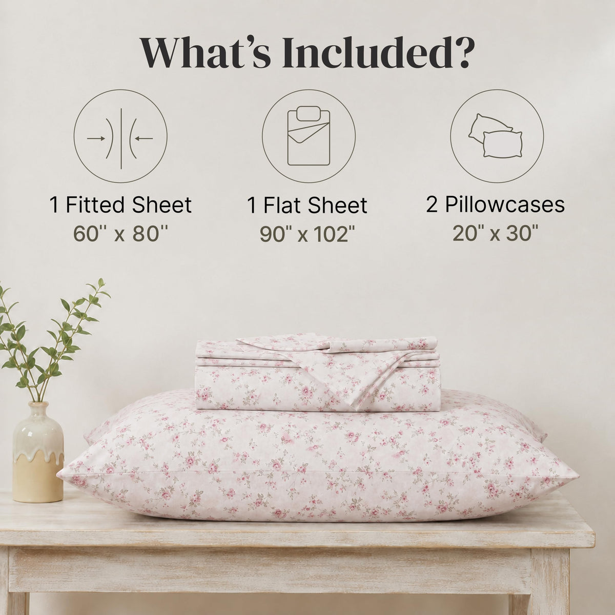 Modern Threads 4-Piece Ultra Soft Microfiber Bed Sheets Set