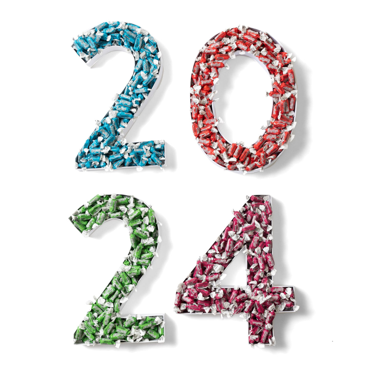 Sisterly Market - Cardboard Numbers and Cardboard Letters Fillable Candy Box, Handmade Marquee Letters for Parties and Milestones, Letter F, 12" L x