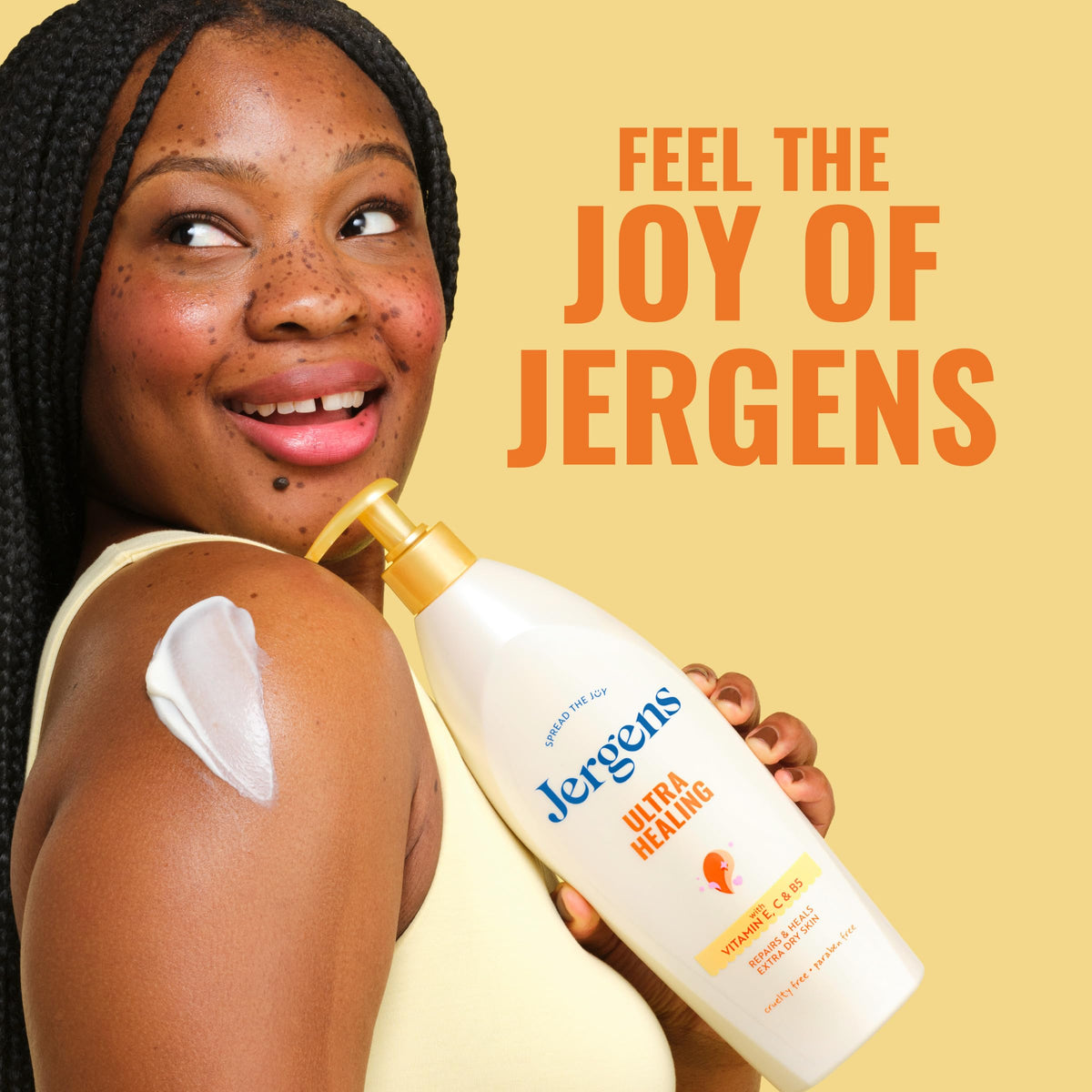Jergens Ultra Healing Body Lotion, Moisturizer for Dry Skin, 32 fl oz