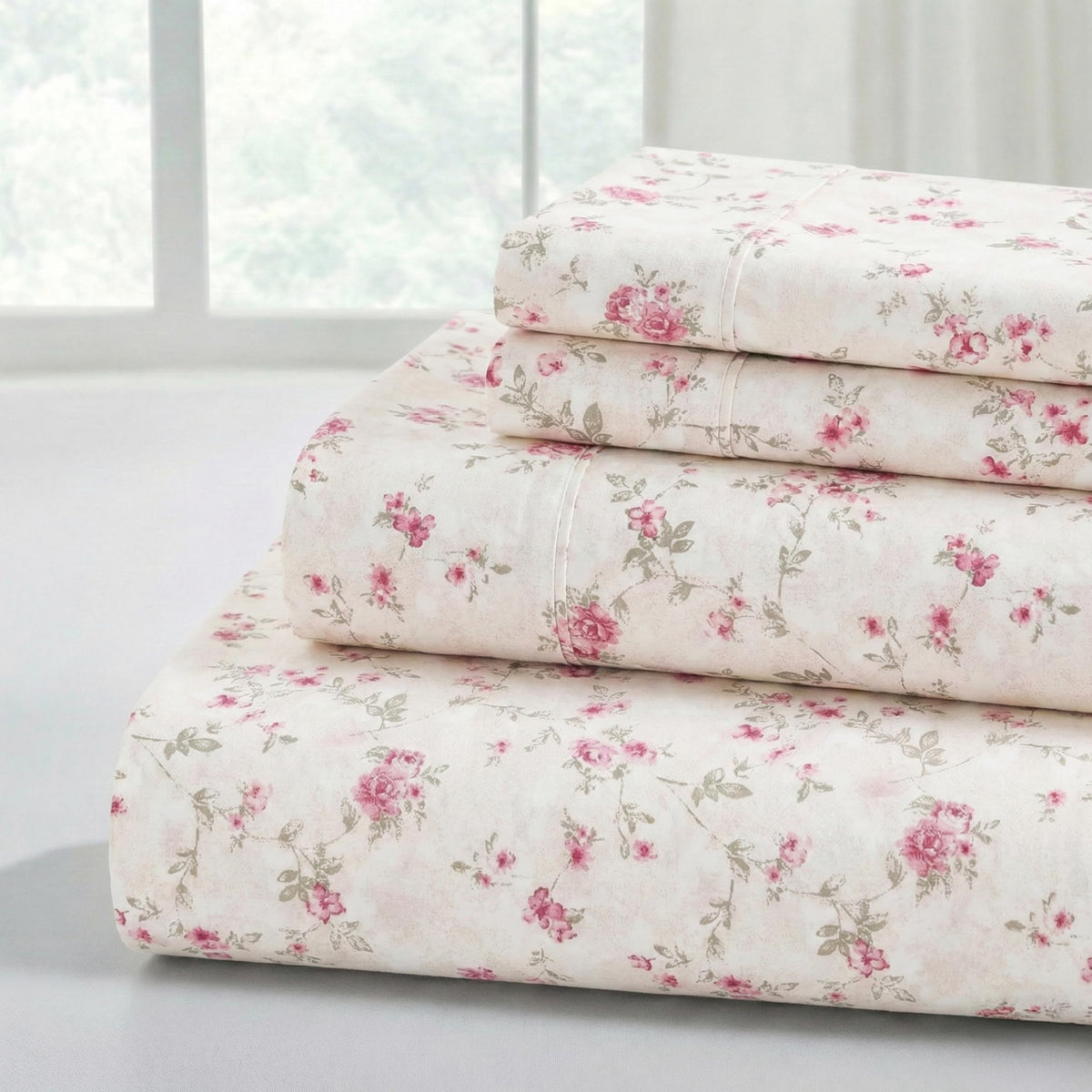 Modern Threads 4-Piece Ultra Soft Microfiber Bed Sheets Set