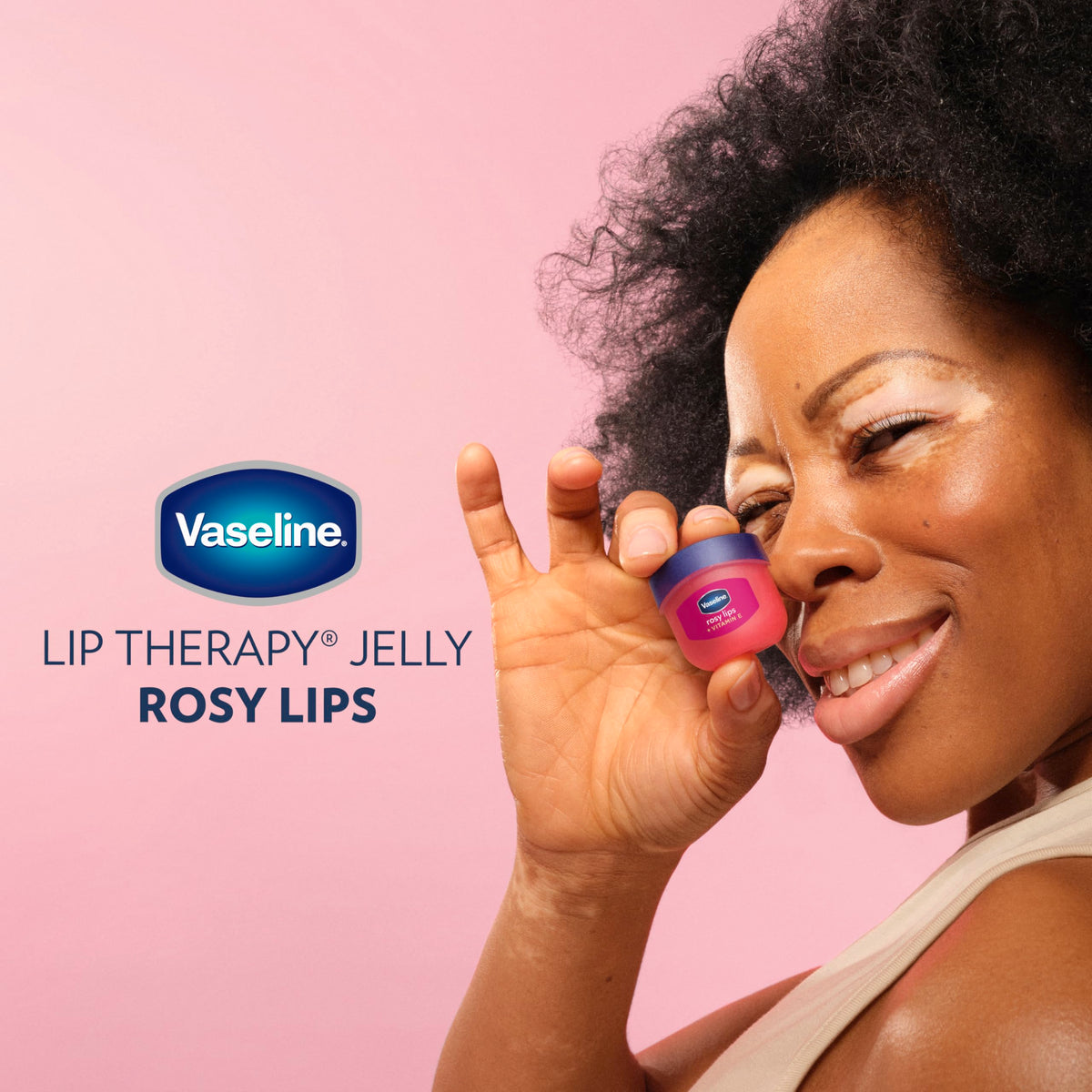 Vaseline Lip Therapy Rosy Lips Tinted Lip Balm, Moisturizing 0.5oz 2ct