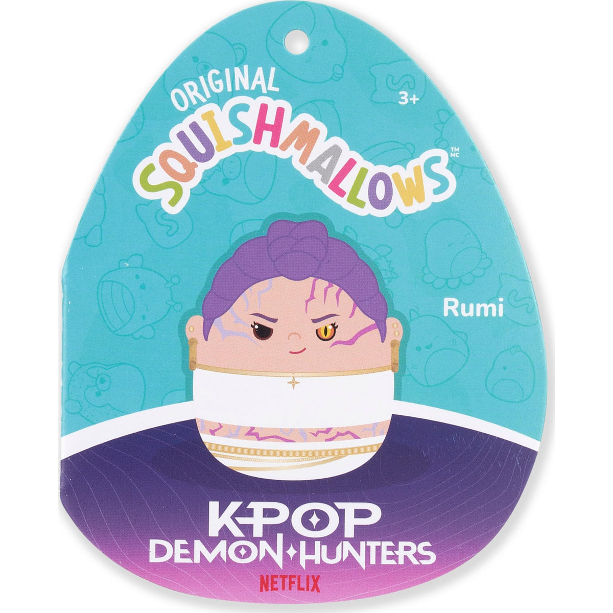 Squishmallows Original Kpop Demon Hunters 8in Rumi Plush - Official Jazwares Plush (Little)