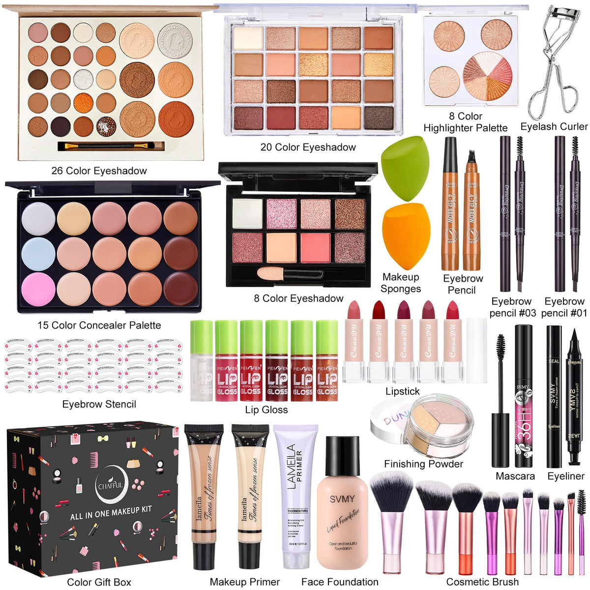 All in One Makeup Kit for Women Full Kit, Makeup Gift Set Women & Beginner