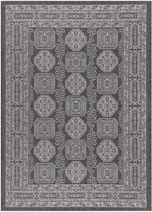 Keen Home Design Terrace Outdoor Throw Rug - 3x5 Washable Indoor/Outdoor Rug for Patio, Kitchen, Balcony, Beach, Garden, Deck and Porch, Size: 3'x5'