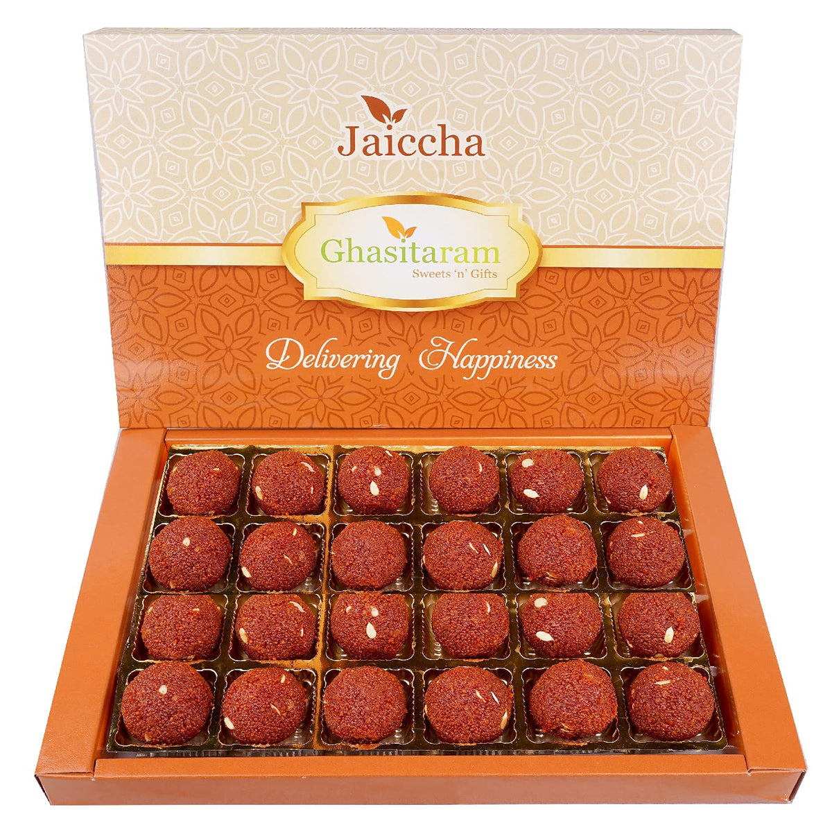 Jaiccha Ghasitaram Sweets-Chocolate Motichoor/Boondi Laddoo 800 GMS |Gift for Diwali,Holi,Rakhi,Valentine,Christmas,Birthday,Anniversary,Her,Him|