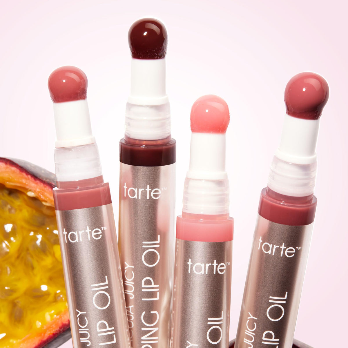 tarte maracuja juicy plumping lip oil - Hydrating & Volumizing Lip Plumper Gloss Balm with Nourishing Hyaluronic Acid, Plumps & Moisturizes, Vegan & Cruelty-Free, full size, mixed berries