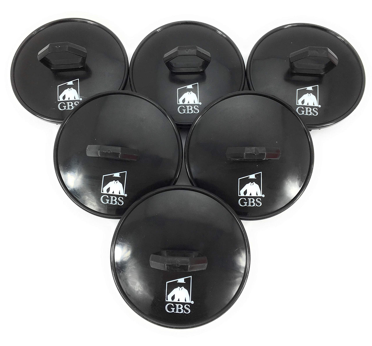 G.B.S Soft Scalp Massage Brush For Women And Men, Black, Pack Of 6