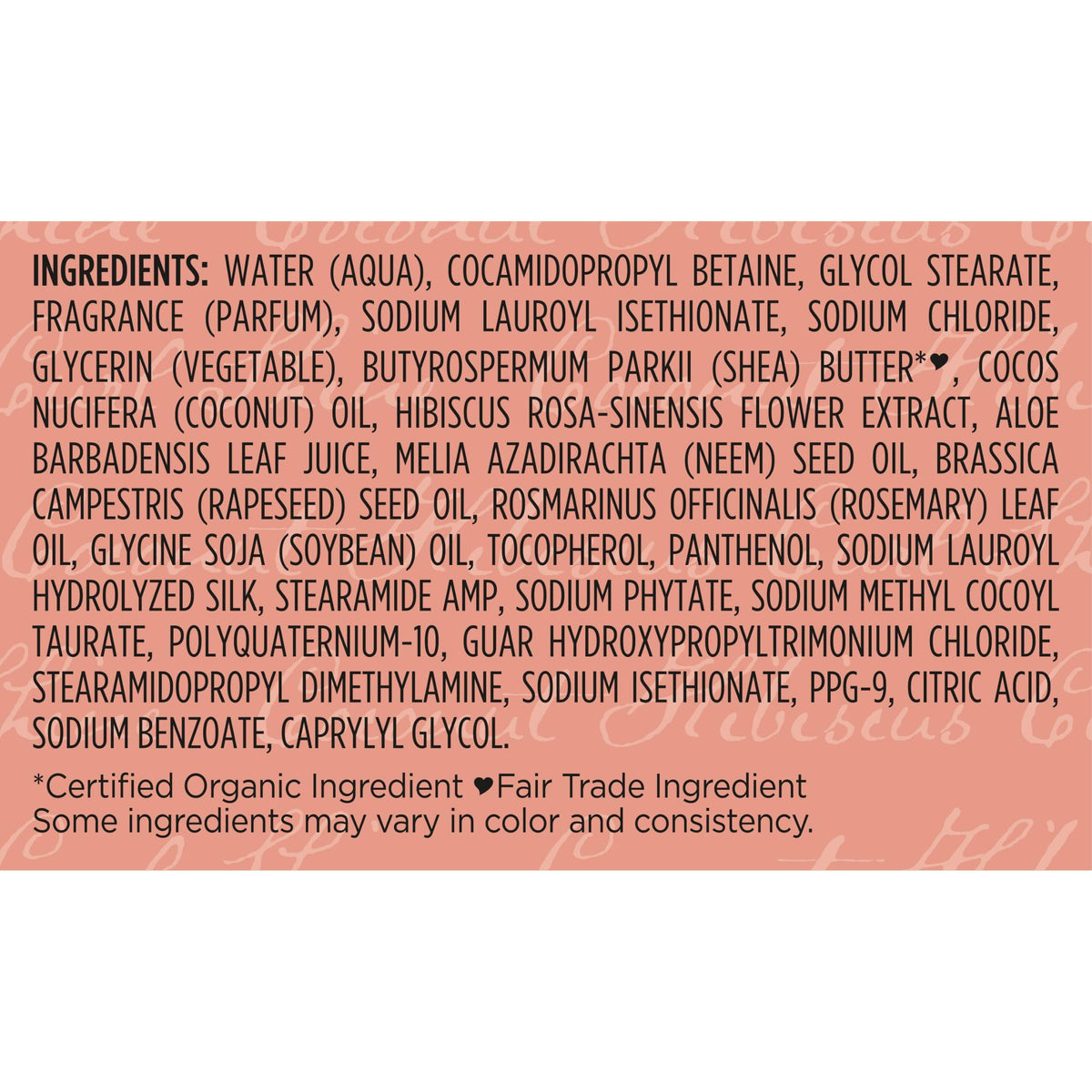 Shea Moisture Coconut & Hibiscus Shampoo for Curly Hair Hydrating 24oz