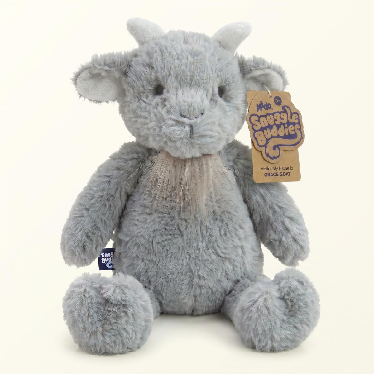 Snuggle Buddies Grace Goat Stuffed Animal, Soft Plush Toy for Ages 0+