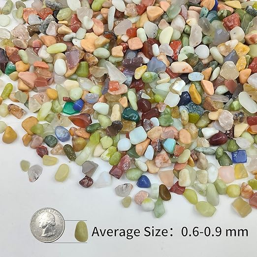10LB Colorful Pebbles for Succulent, 3/8 Inch Natural River Rocks for Plants, Natural Decorative Polished Pebbles for Cactus,Vases, Planters,Outdoor Gardening and Indoor Plants