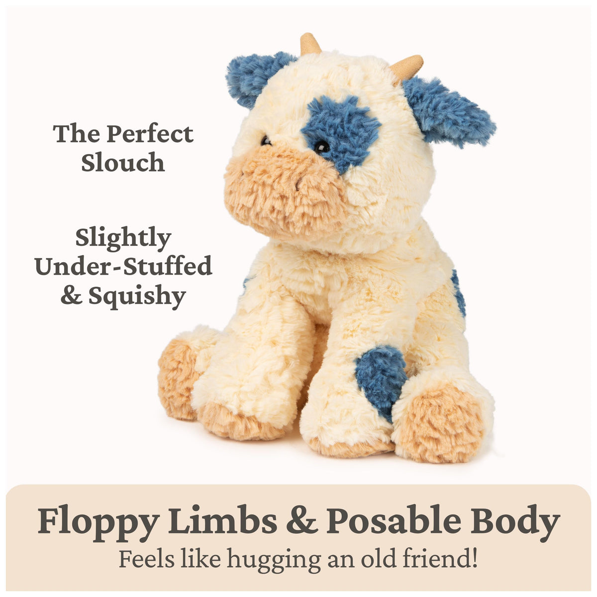 GUND Cozys Collection Cow 10-Inch Stuffed Animal Sensory Toy for Ages 0+