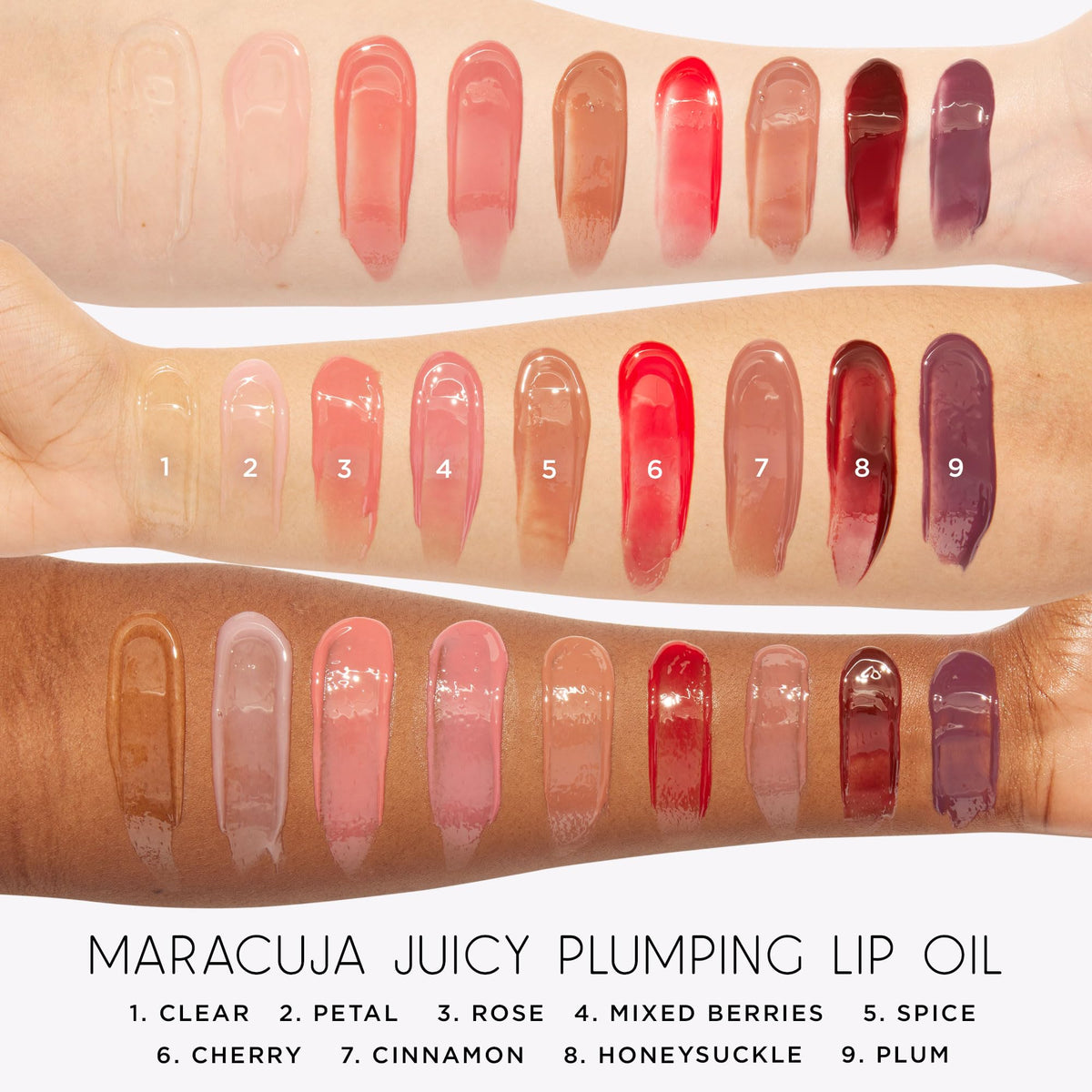 tarte maracuja juicy plumping lip oil - Hydrating & Volumizing Lip Plumper Gloss Balm with Nourishing Hyaluronic Acid, Plumps & Moisturizes, Vegan & Cruelty-Free, full size, mixed berries