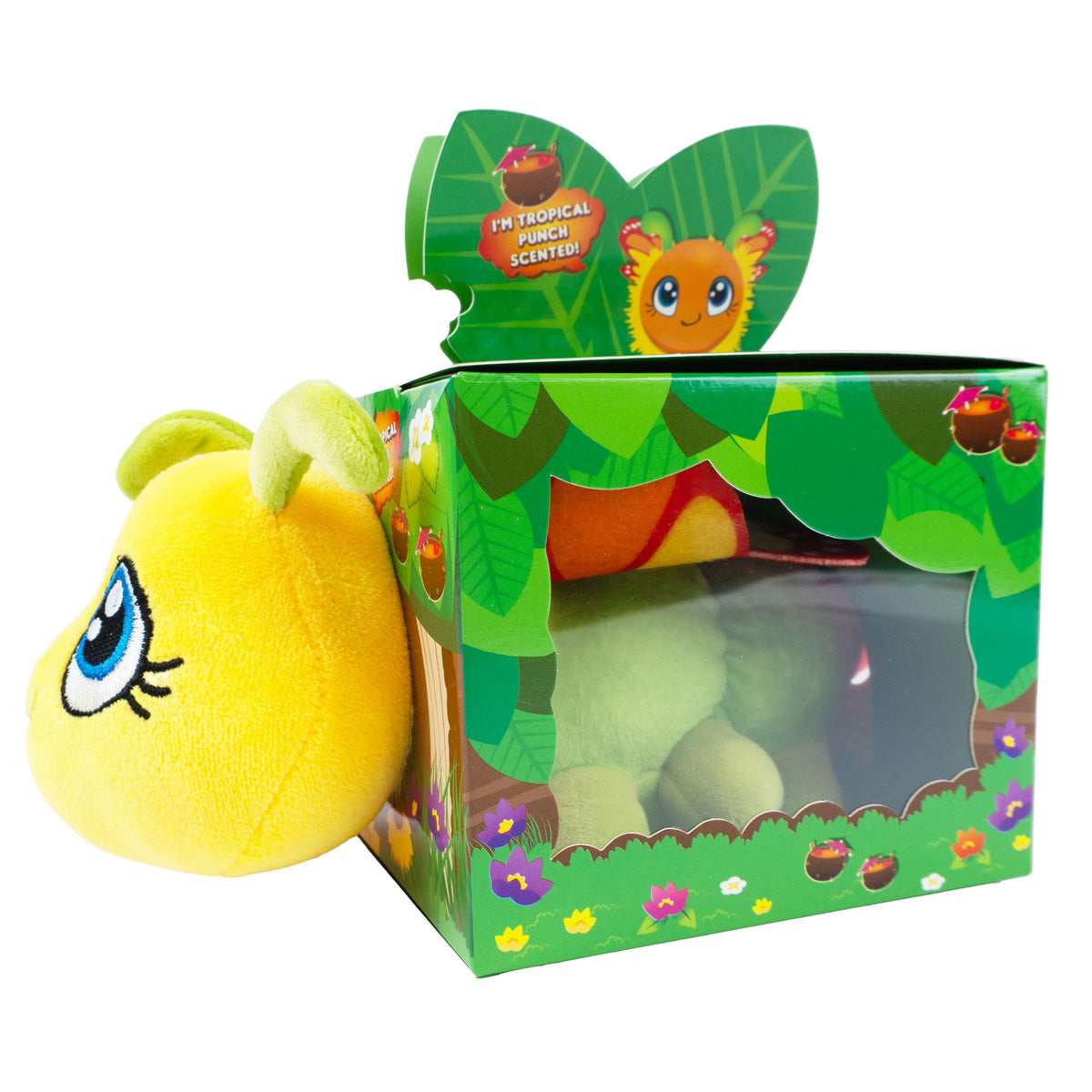 Snuggle Bugs (Butterfly) – Tropical Punch Scented Plush Toy – Cute Butterfly Stuffed Animal for Kids, Aromatherapy Gift, Soft Collectible Plush Bug, Stress Relief Toy
