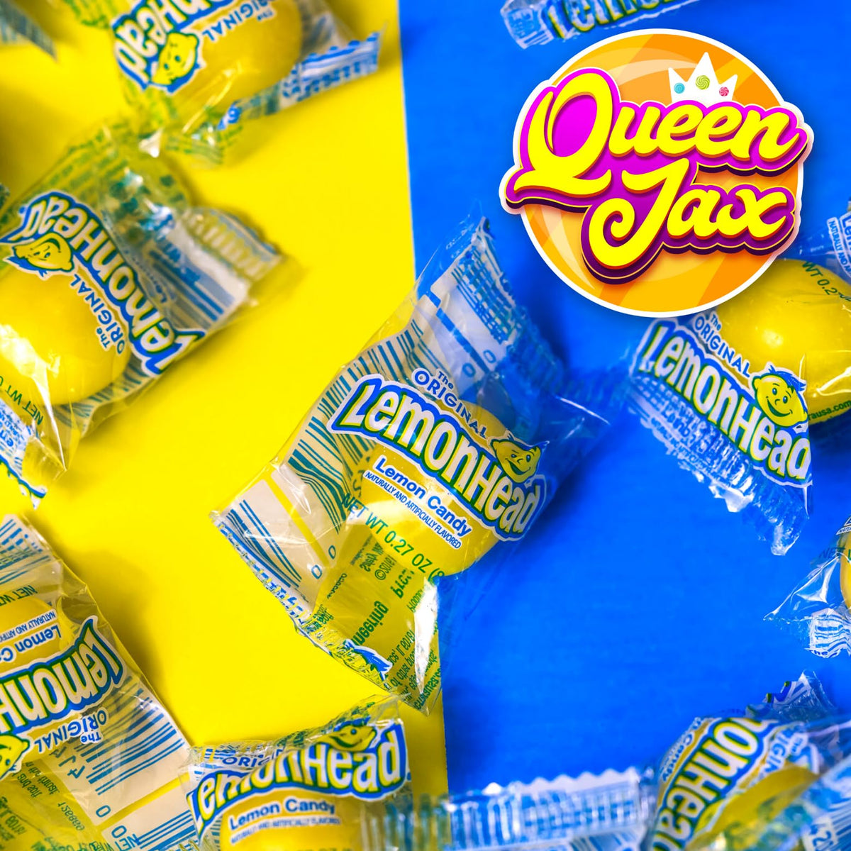 Lemonheads Candy - Lemon Candy - 1 LB Bag - Lemon Heads - Lemon Heads Large Bulk Candy - Lemonhead Candy Bulk - Lemon Hard Candy - Lemonhead Candy