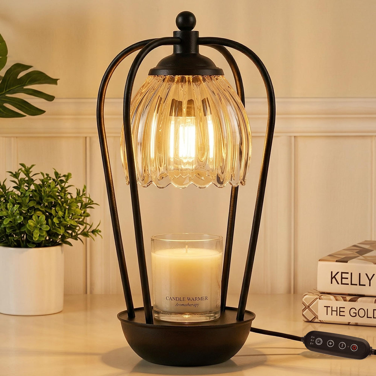 Fitrobust Candle Warmer Lamp with Timer and Wireless Remote Control
