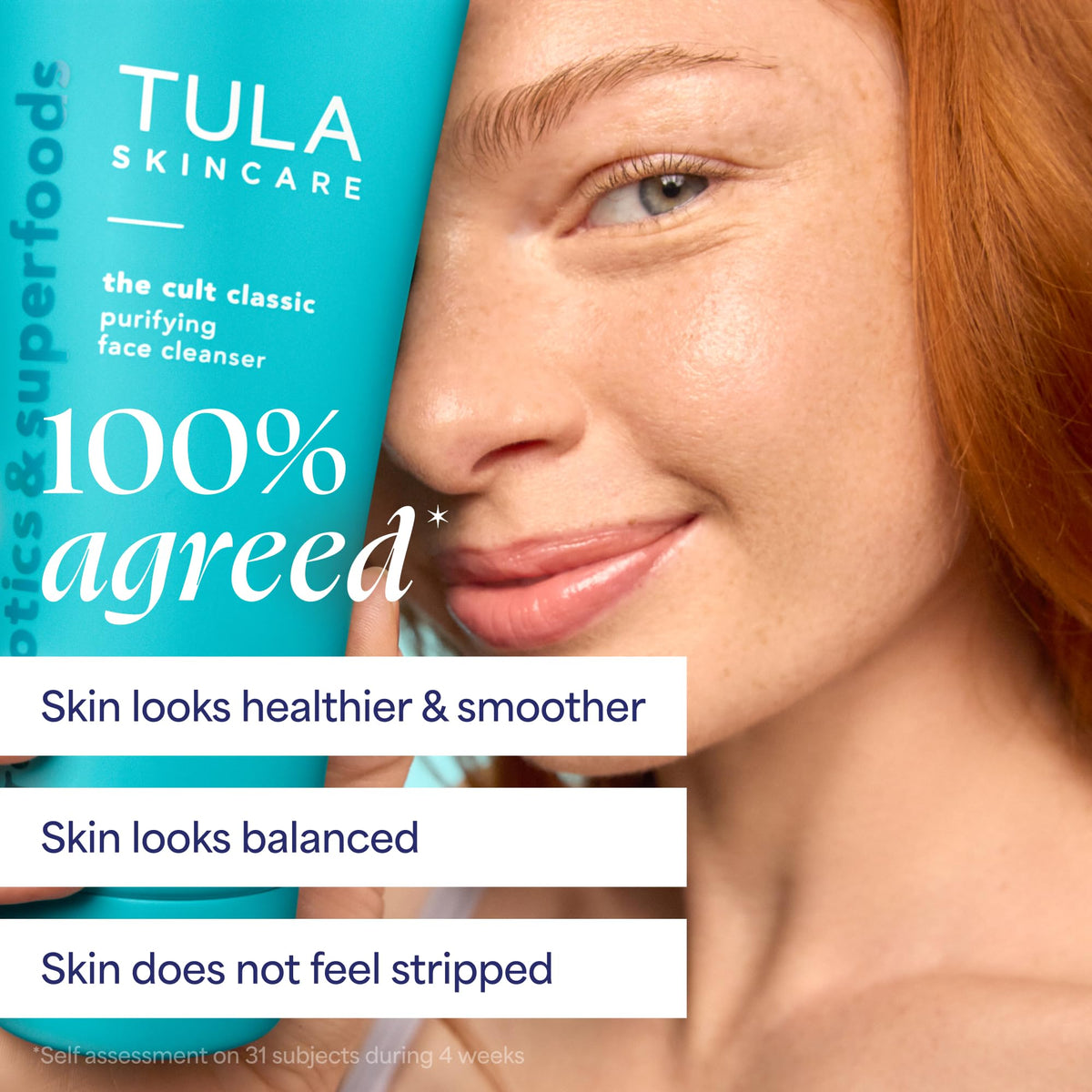 TULA Skin Care The Cult Classic Purifying Face Cleanser (Travel-Size) | Gentle and Effective Face Wash, Makeup Remover, Nourishing and Hydrating | 1.67 oz.