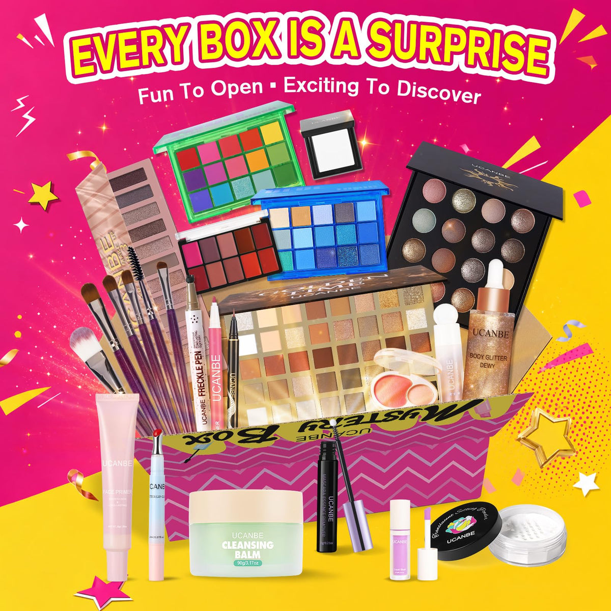 UCANBE Makeup Gift Set for Women, All-in-One Full Face Cosmetic Kit