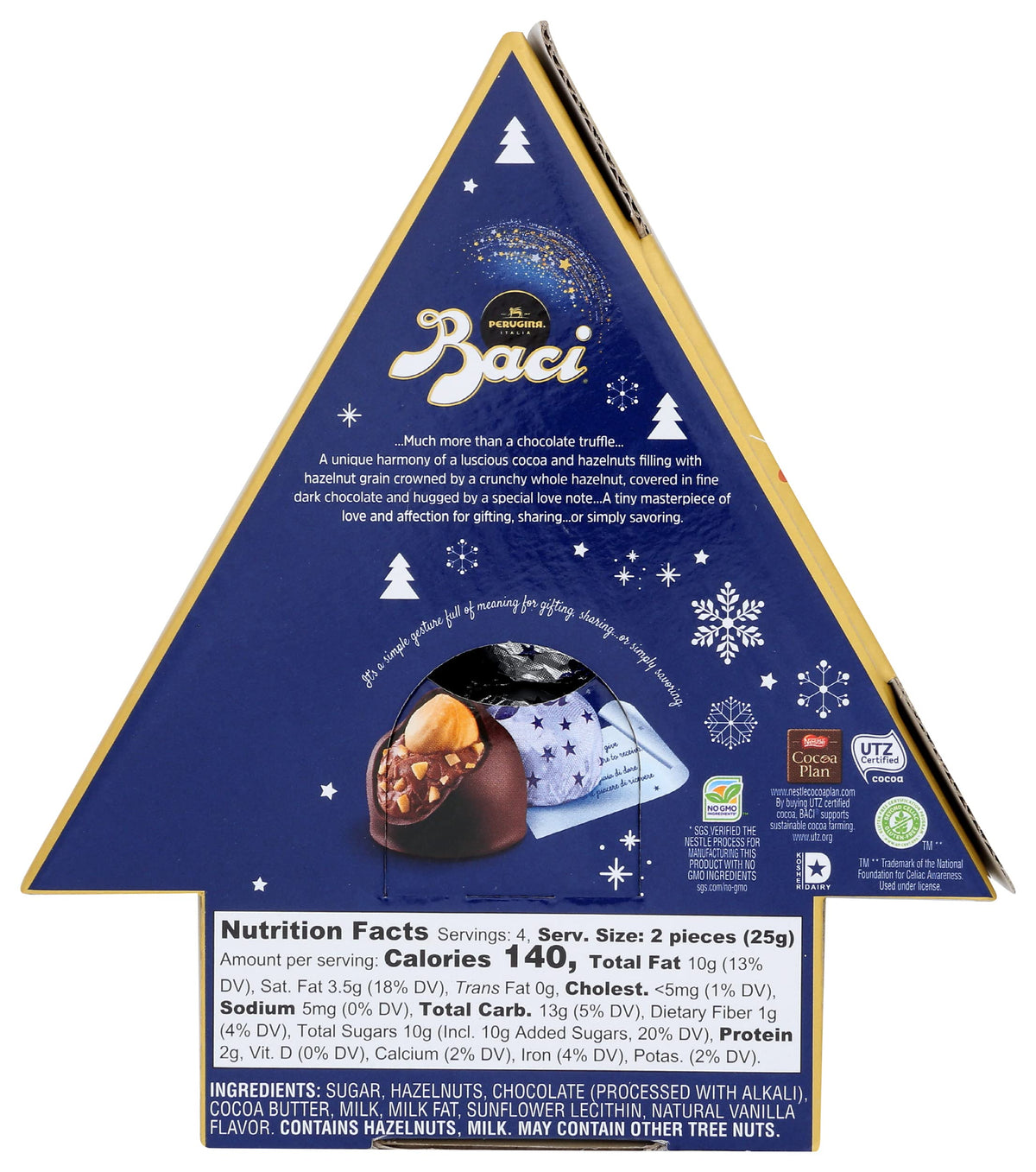 Perugina Classic Dark Chocolate Pack of 1 (3.53 Ounce) Box