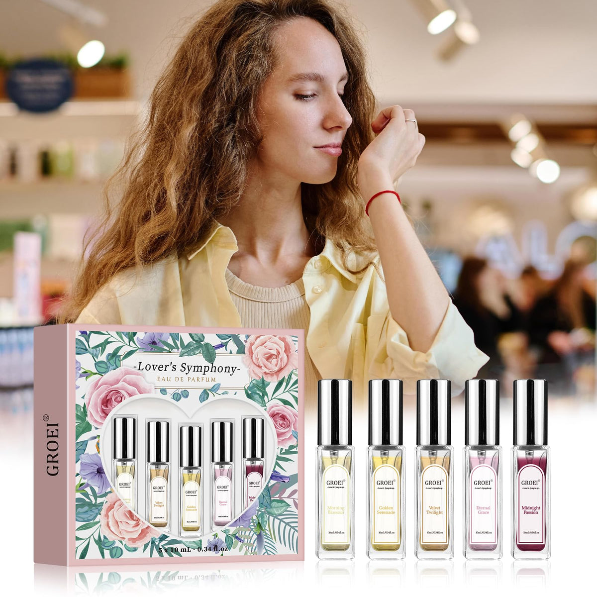 5-Piece Lover's Symphony Eau de Parfum Set – Floral & Fruity Perfume