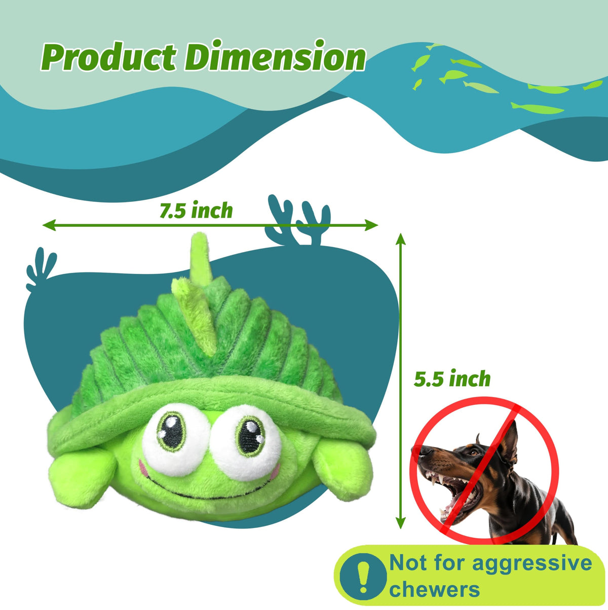 GUKCO Interactive Moving Dog Toys to Keep Dogs Engaged (Turtle)