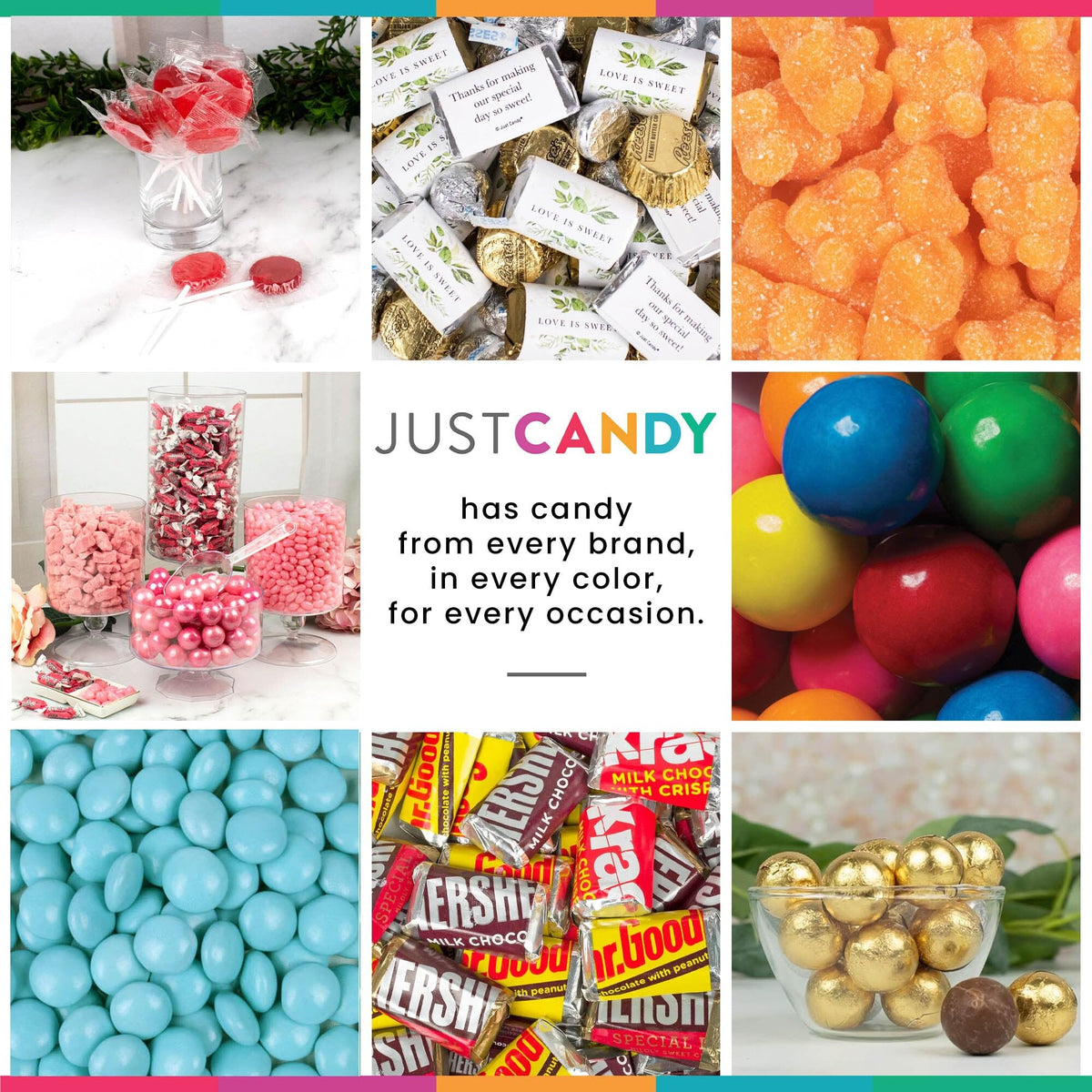 24 Pack Thanks For All You Do Personalized Candy Favor Bags Filled With Coated Fruit Chew Minis For Corporate Favors, Event Giveaways, Thank You Gifts