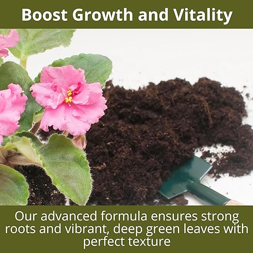 3-1-2 African Violet Fertilizer for Indoor Plants: Liquid Fertilizer with Essential Micronutrients Drops - Plant Food for African Violets (16 OZ)