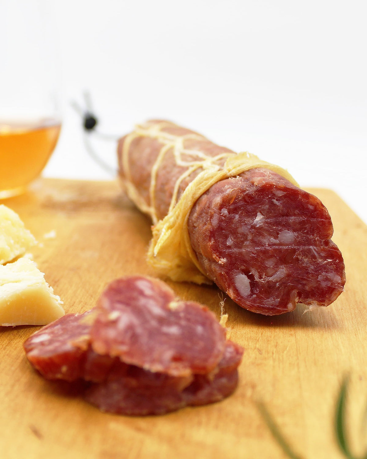 Fortuna's Parmigiano Salami - Nitrate & Gluten Free, All-Natural Pork, Dry-Cured, Made in USA with Real Reggiano parmigiano cheese - 2/8 oz Sticks