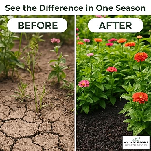 Gypsum for Soil - Calcium for Plants - Gypsum Fertilizer for Gardening, Lawn & Vegetables - Calcium for Garden (8 oz - 0.5 lb.)