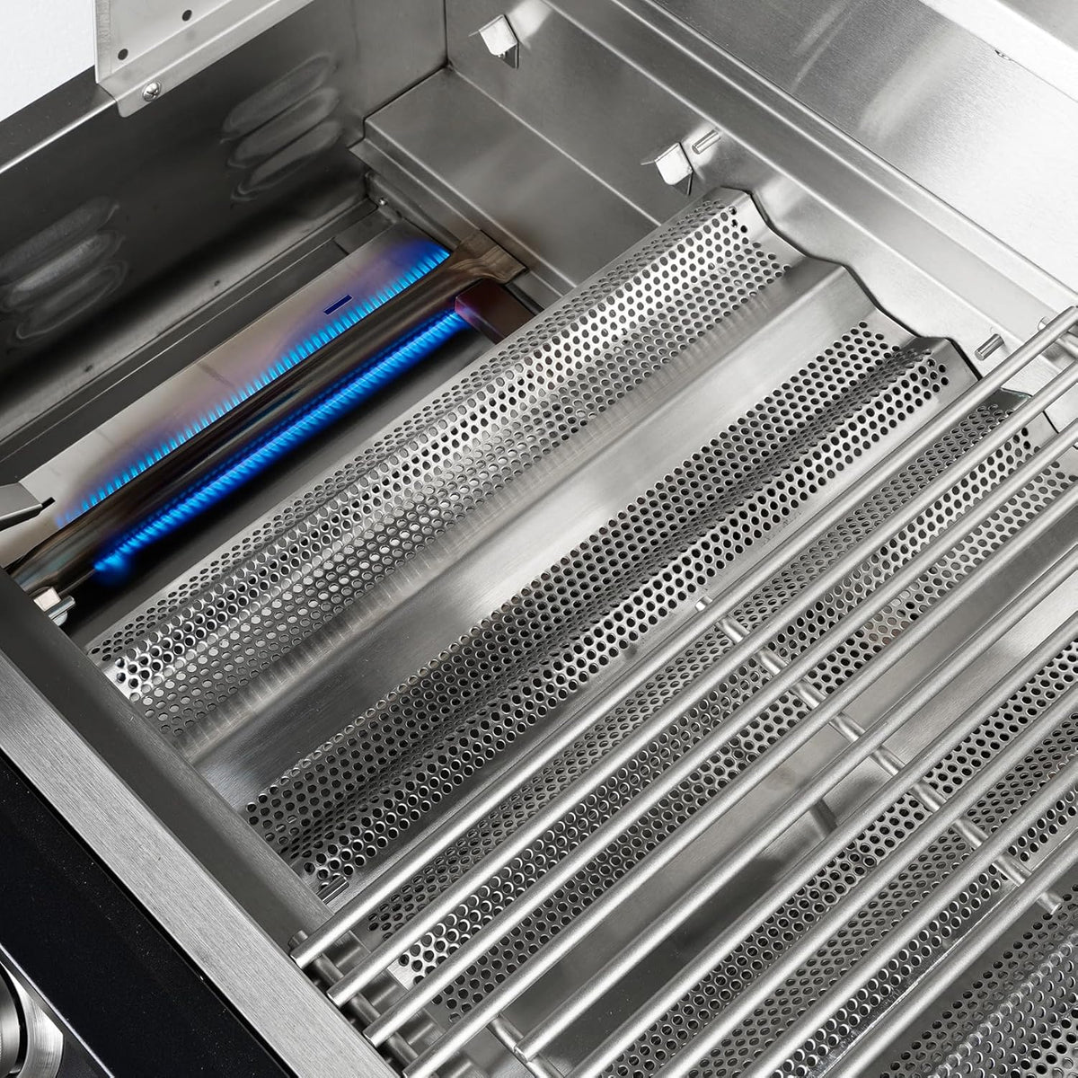 Hygrill Heavy Duty 3-Burner Built In Grill, Stainless Steel Grill Head for Outdoor Kitchen, Liquid Propane