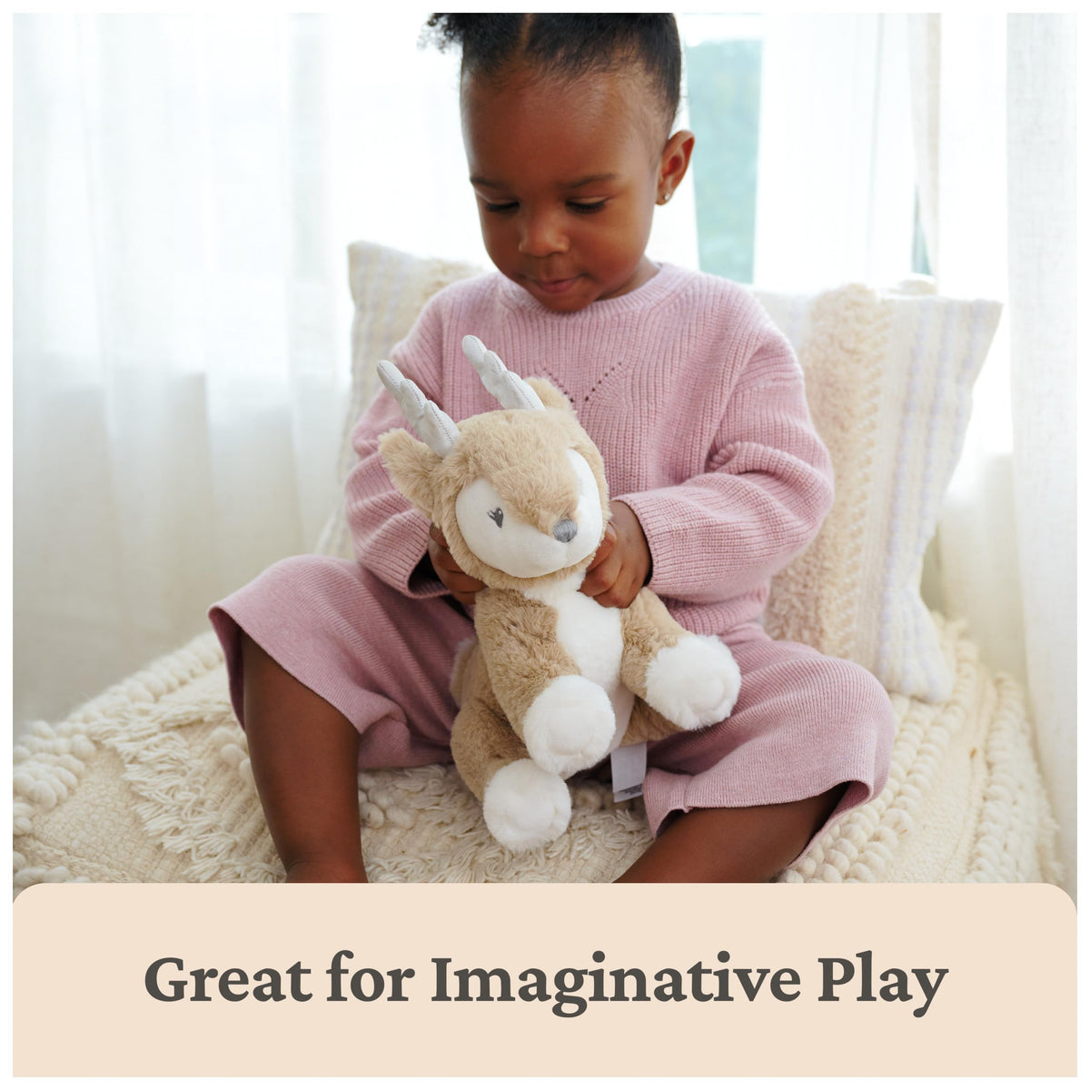 GUND Baby Playful Pals Maple Deer 10-Inch Plush Toy, Ages 0+