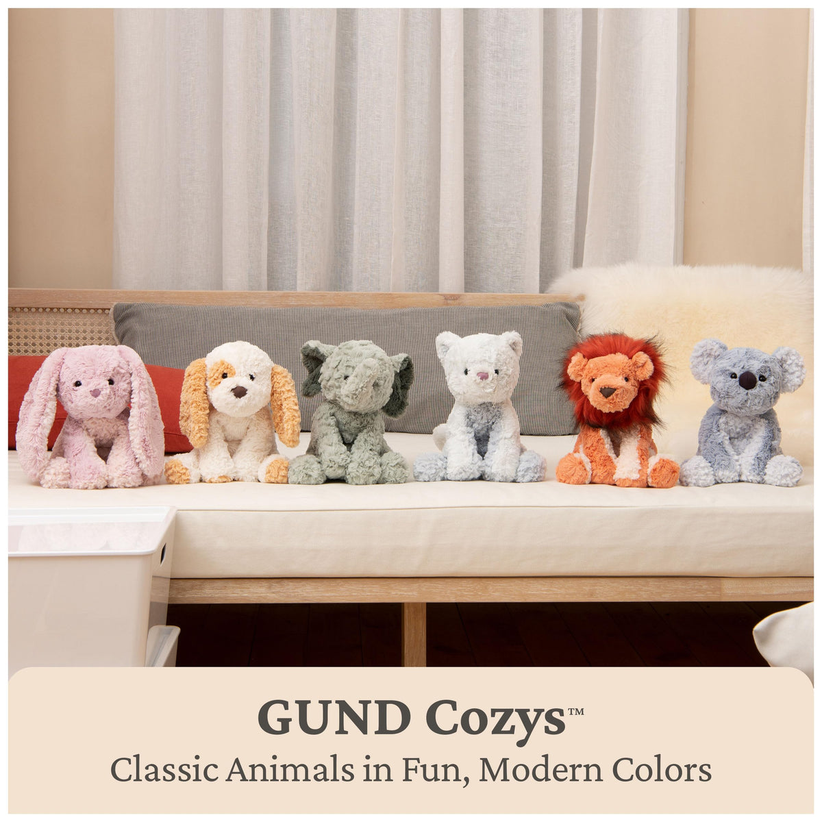 GUND Cozys Collection Cow 10-Inch Stuffed Animal Sensory Toy for Ages 0+
