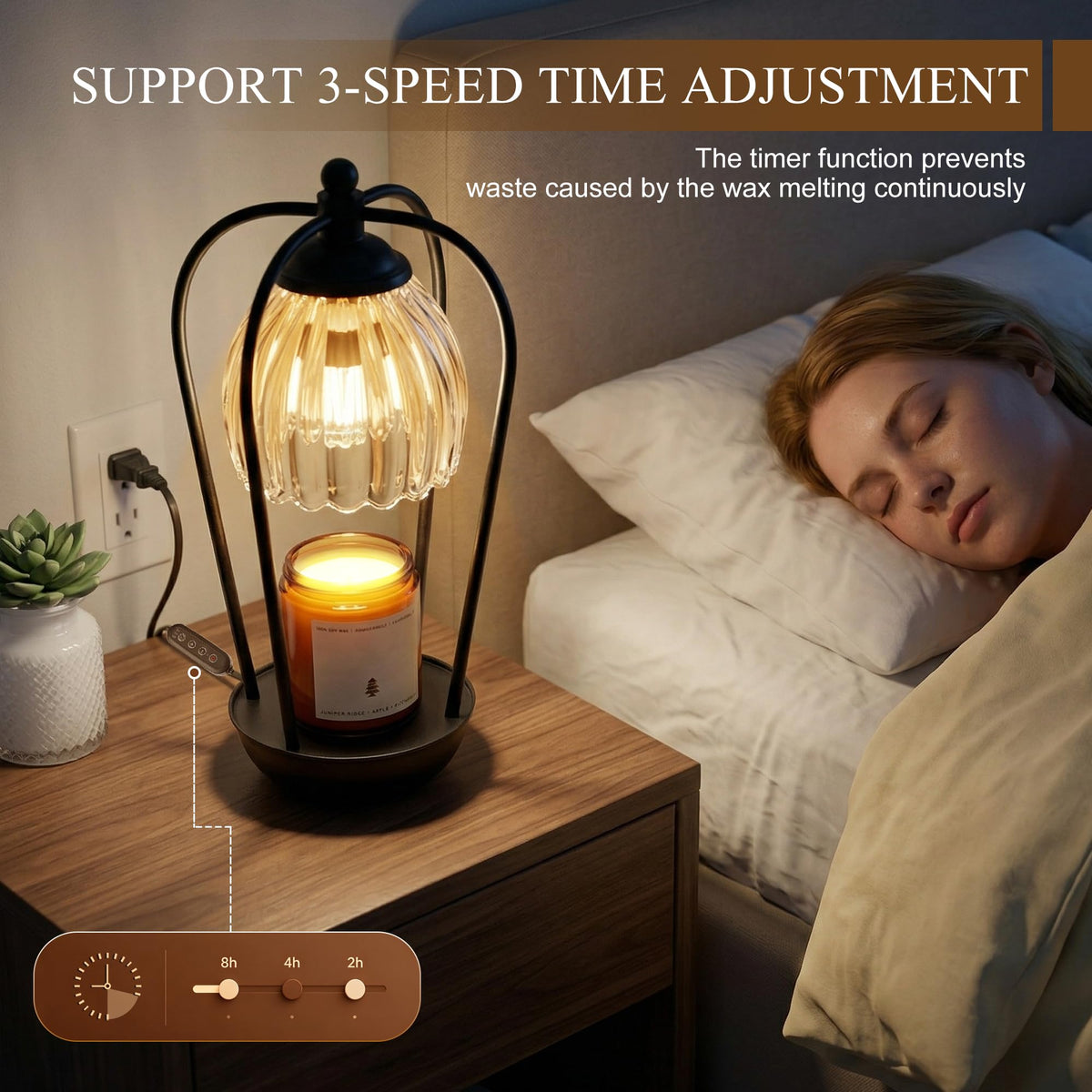 Fitrobust Candle Warmer Lamp with Timer and Wireless Remote Control