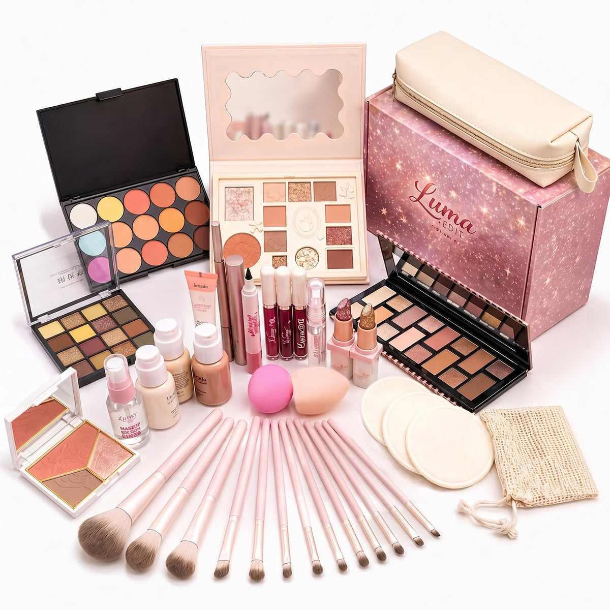 All in One Makeup Kit for Women & Beginners, Full Face Makeup Set