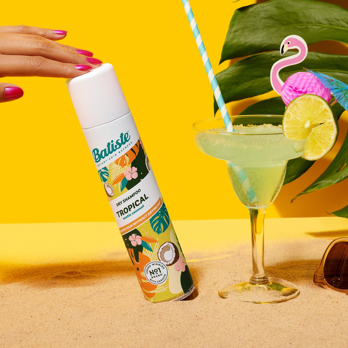 Batiste Dry Shampoo, Tropical Fragrance, 3.81 Oz, 3-Pack