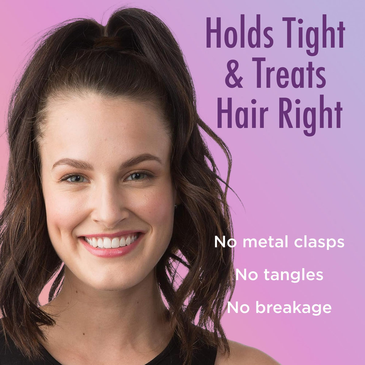 Goody Ouchless Elastic Hair Ties, 30 Ct, Black, 4MM Rubber Bands, Pain-Free