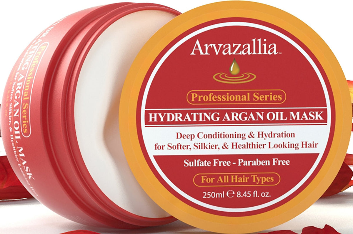 Arvazallia Hydrating Argan Oil Hair Mask & Deep Conditioner For Dry Hair