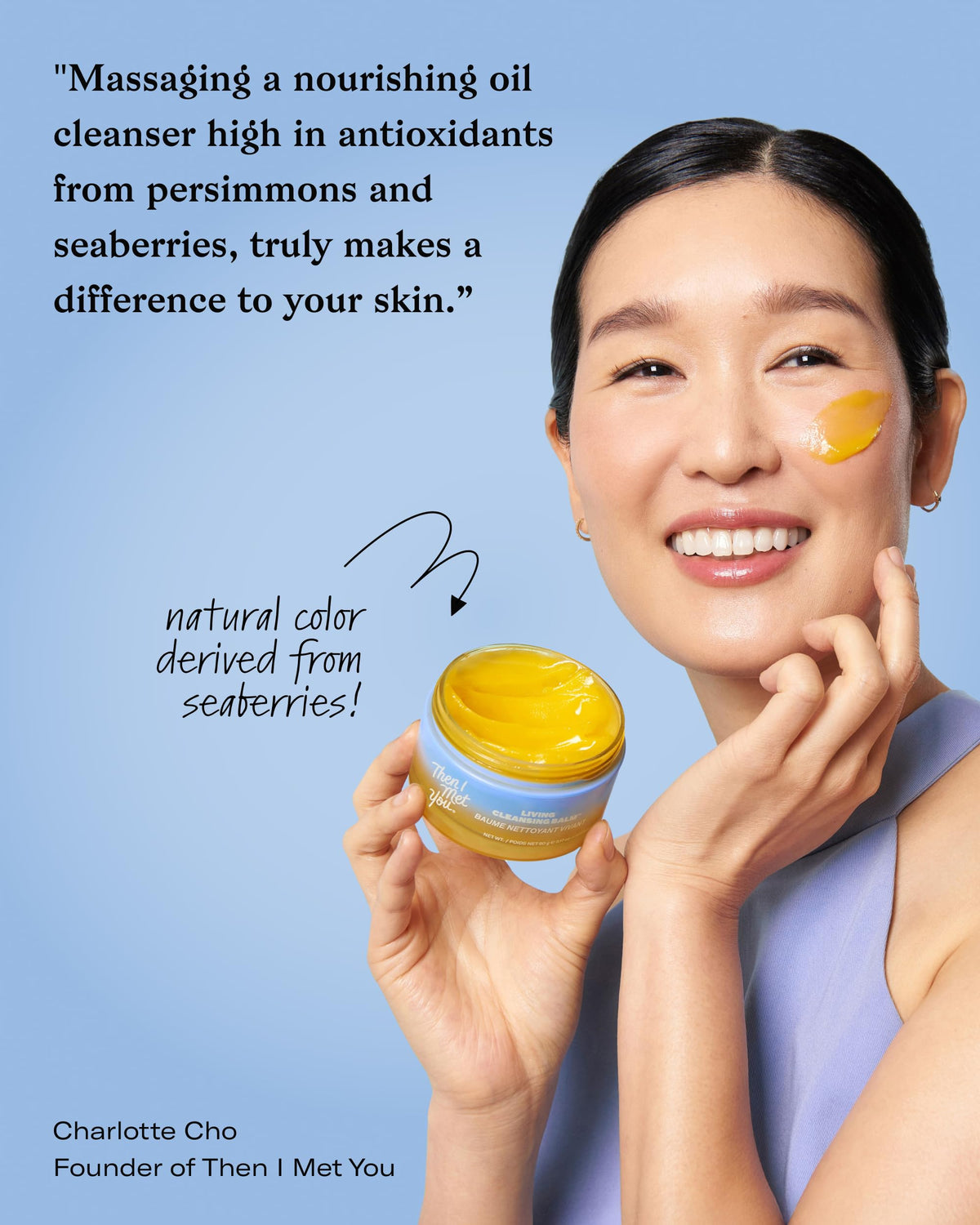 Then I Met You Living Cleansing Balm, Makeup Remover Oil Cleanser Face Wash