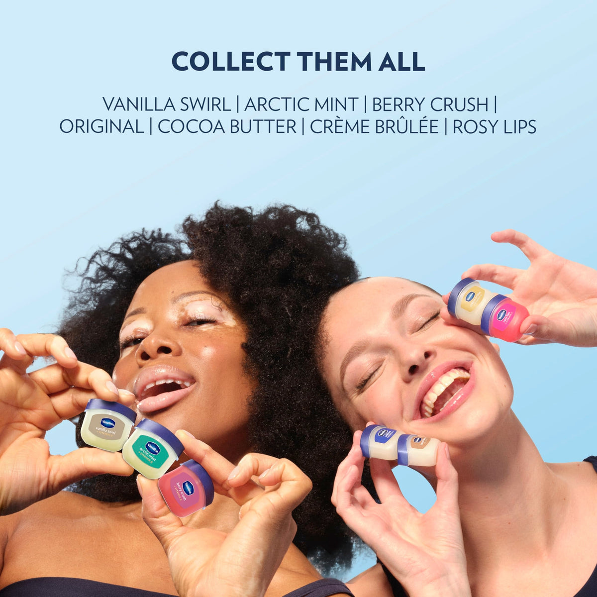 Vaseline Lip Therapy Original Mini Lip Balm, Hydrating Dry Lips 0.5oz 2ct